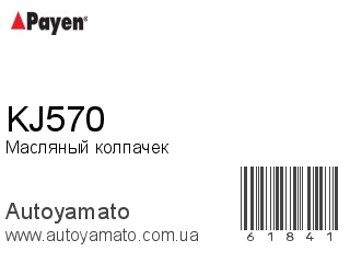 Масляный колпачек KJ570 (PAYEN)